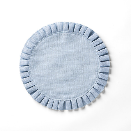 Analise Cornflower Pleated Placemat-1