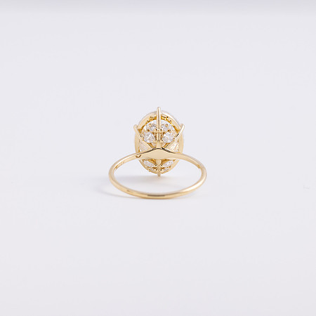 SAMPLE-2983-LAB 5.00ct Oval-VS1-E - Engagement Ring 1 of 2-1