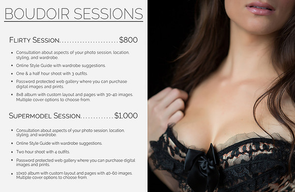 boudoir sessions